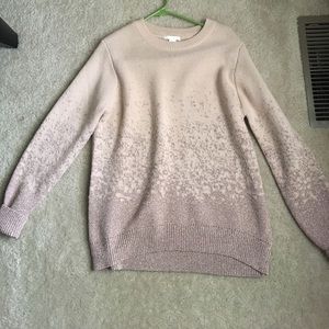 Pink Glittery Sweater