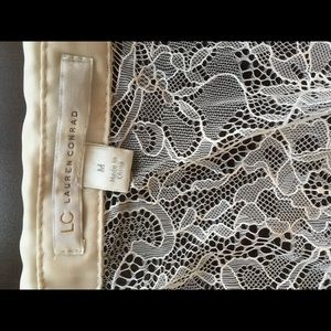 Sheer long sleeve blouse with lace back detail