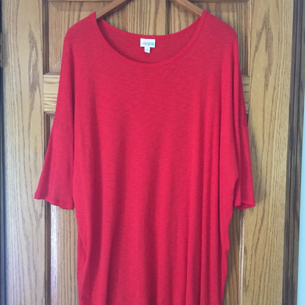 Lularoe Heather red Irma L
