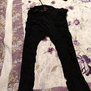 Shirred side leggings