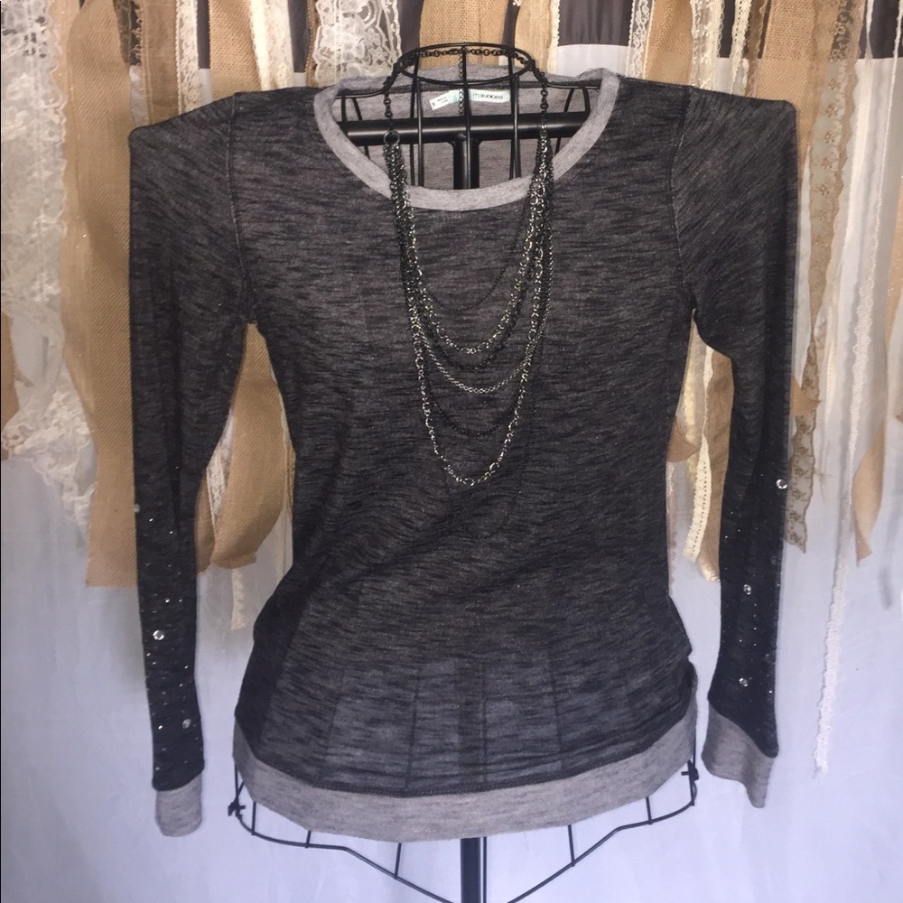 Comfy and cute with a touch of glam Maurice's top