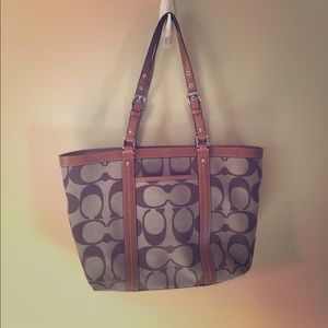 Coach Tan Tote