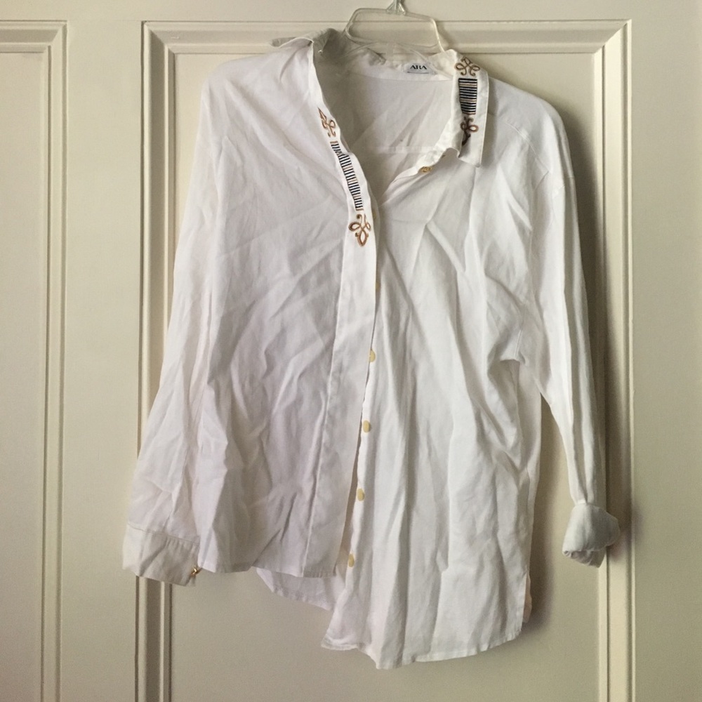 Vintage White Button Down
