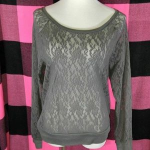 PINK by Victoria's Secret sheer lace top