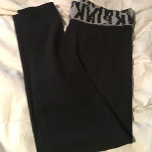 Victoria's Secret black yoga pants size L