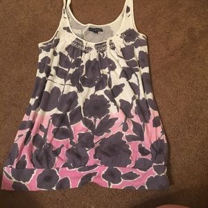 AEO floral tank