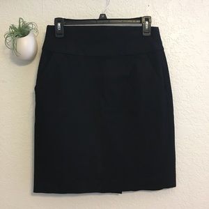 Black high waisted Banana Republic pencil skirt