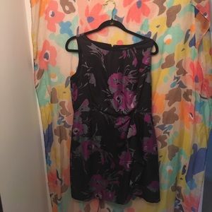 Banana Republic Flowered Dress 12 PETITE
