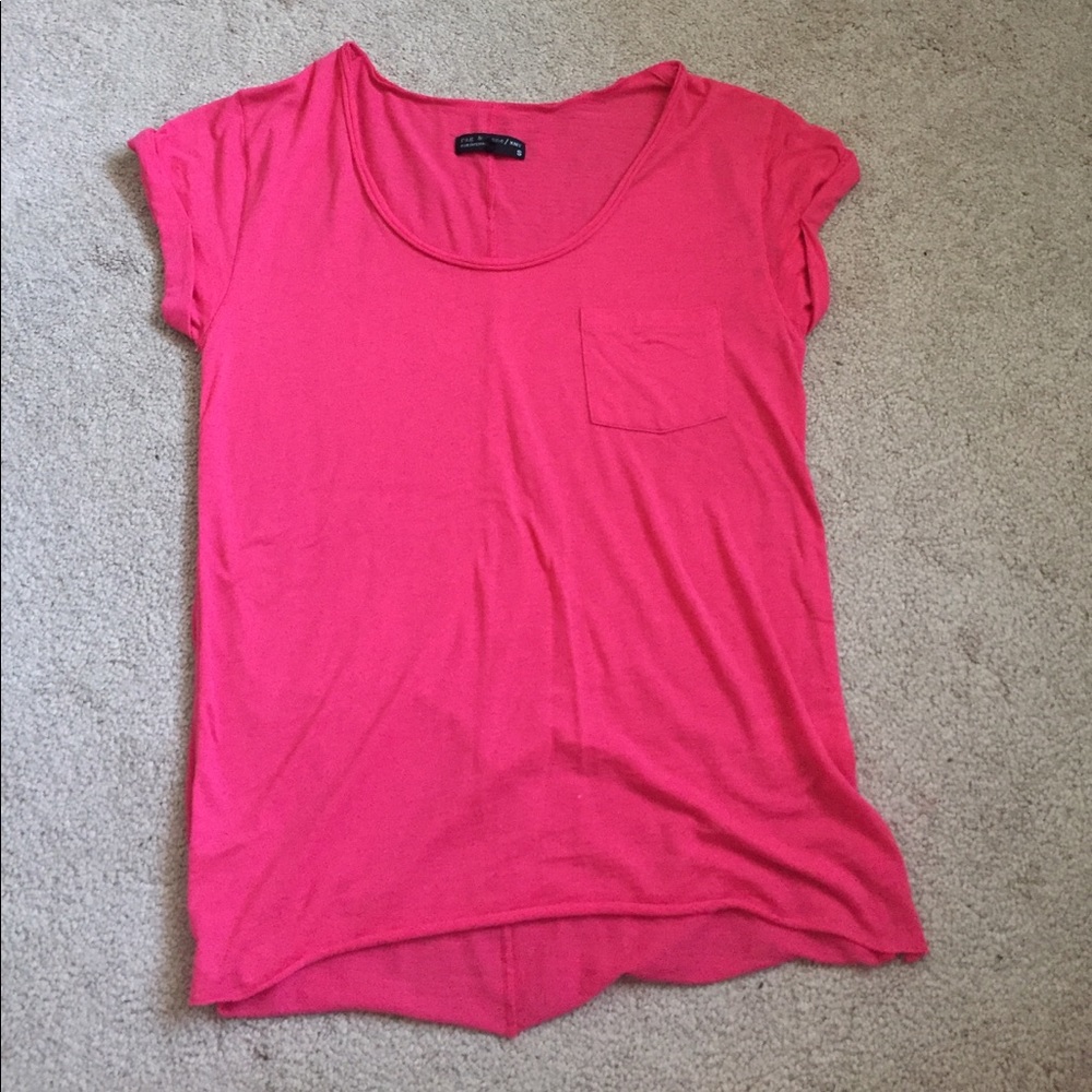 Pink rag and bone top, size S.