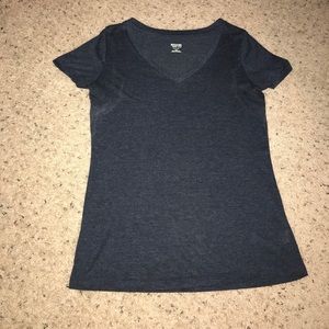 Navy V-neck tee