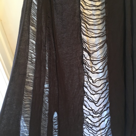 PINS & NEEDLES: DISTRESSED VEST DUSTER. Grey. M. - Picture 4 of 7