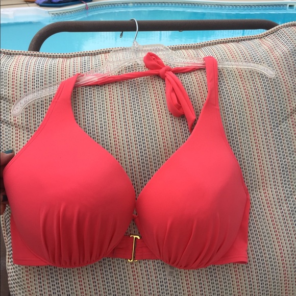 Victoria's Secret Other - Victoria's Secret add size 38 DD top CORAL PINK XL