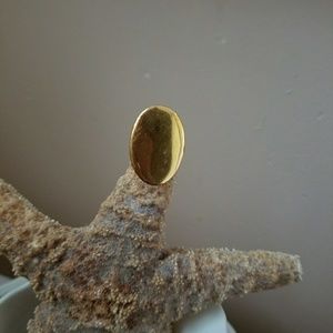 18K Gold Plated Heavy Weight Bronze Ring