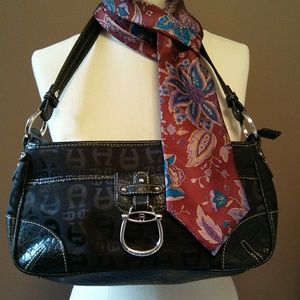Eitenne Aigner Handbag & Silk Tie