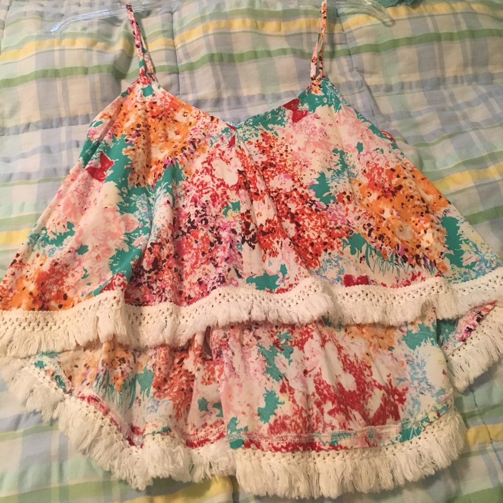 Small tank top! Worn once!