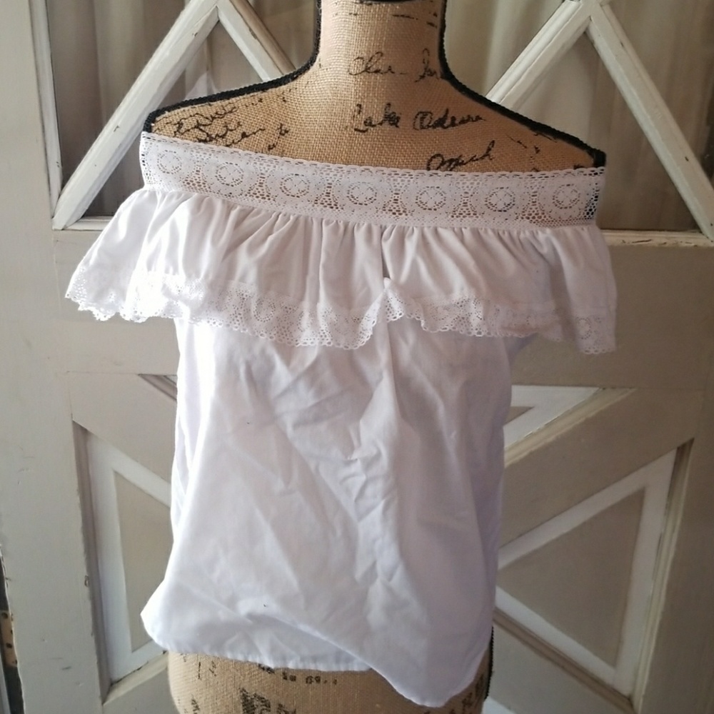 💙 5 for $20! White Mexican Top