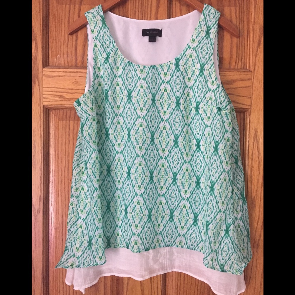 AB Studio sleeveless dress tank size L