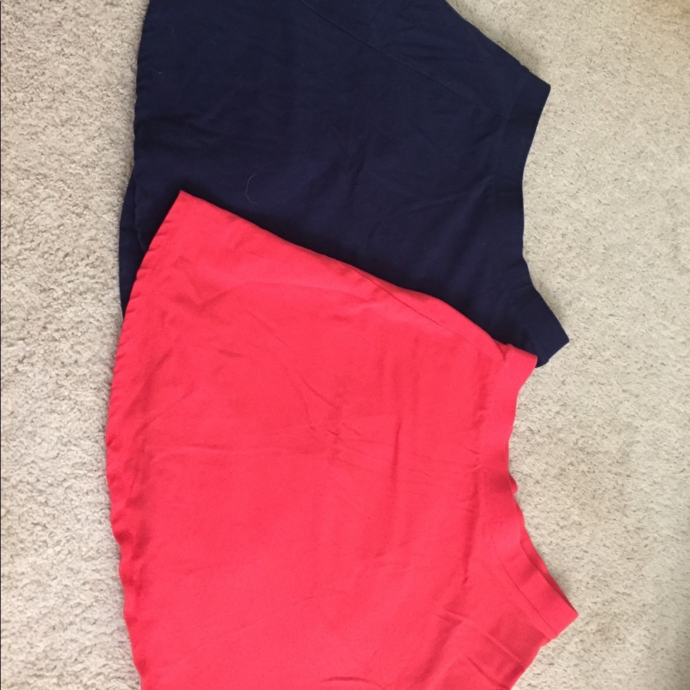 2 FOREVER21 M skater skirts
