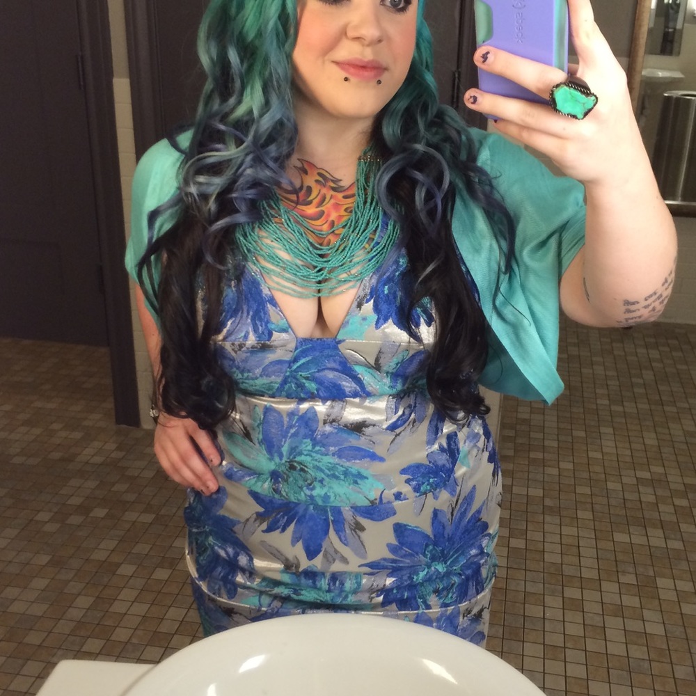 Formal midi dress - Picture 2 of 2