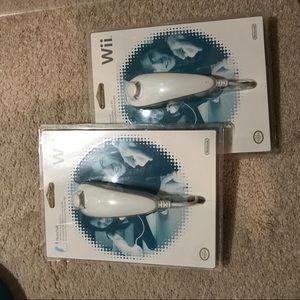 Wii nunchucks and hacky sacks