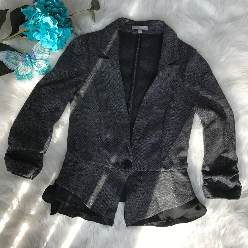 Charlotte Russe Metallic Gray Blaze