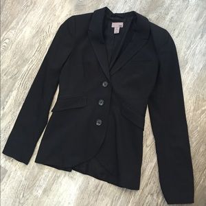 H&M suit jacket blazer, black sz 4