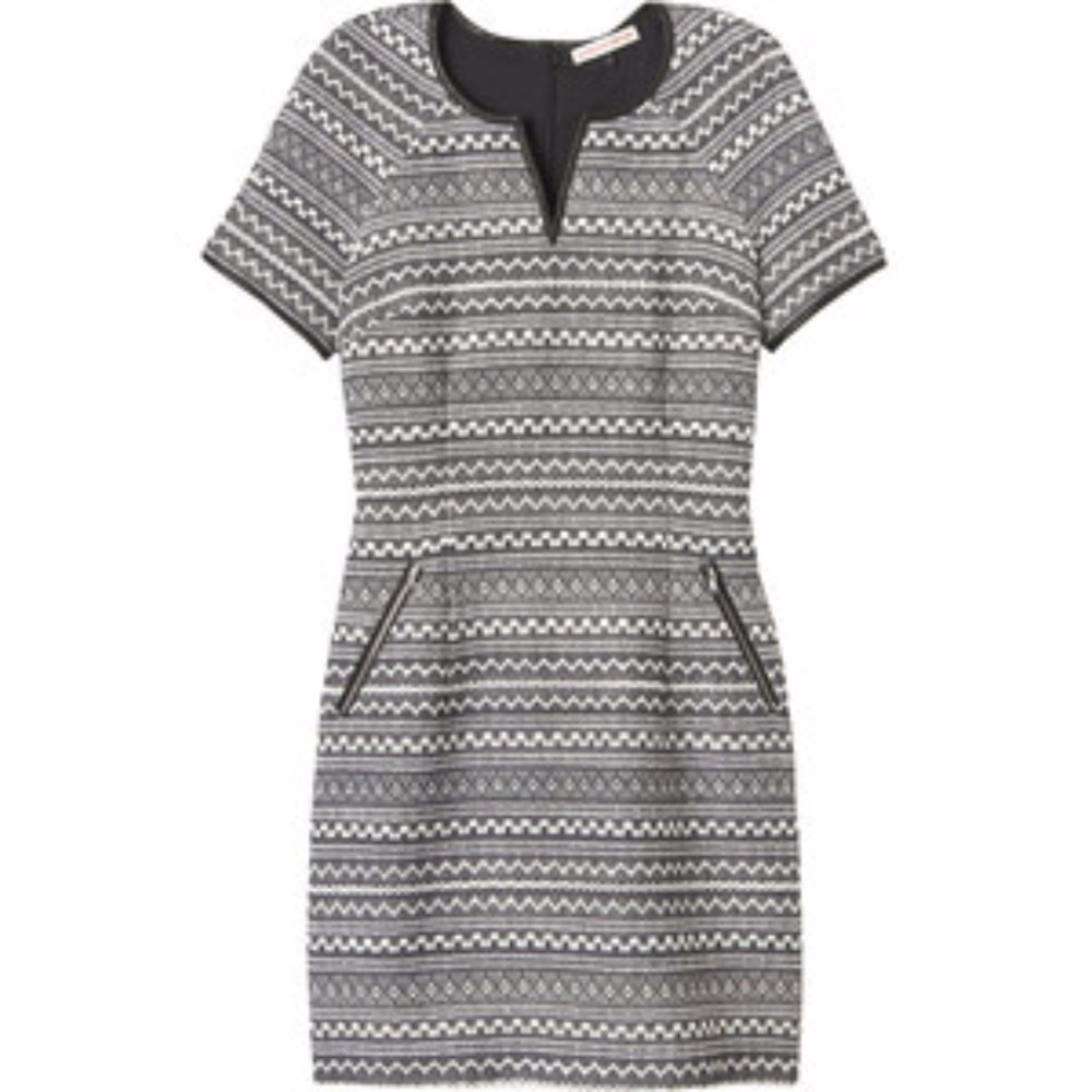 Rebecca Taylor grey tweed dress