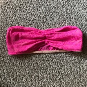 Pink lace bandeau VS PINK
