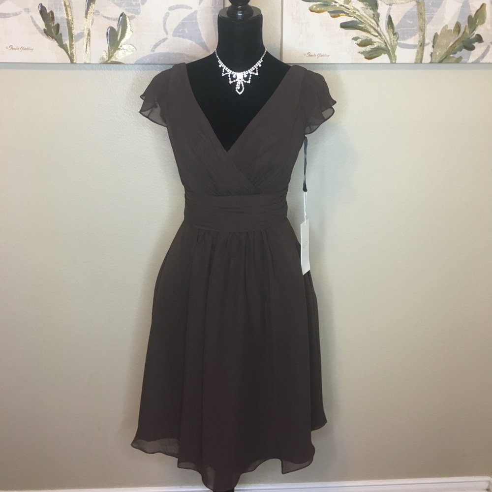 NWT  brown dress