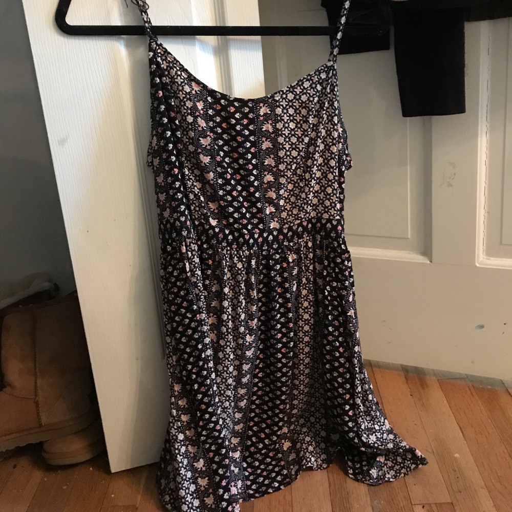 black floral dress american eagle