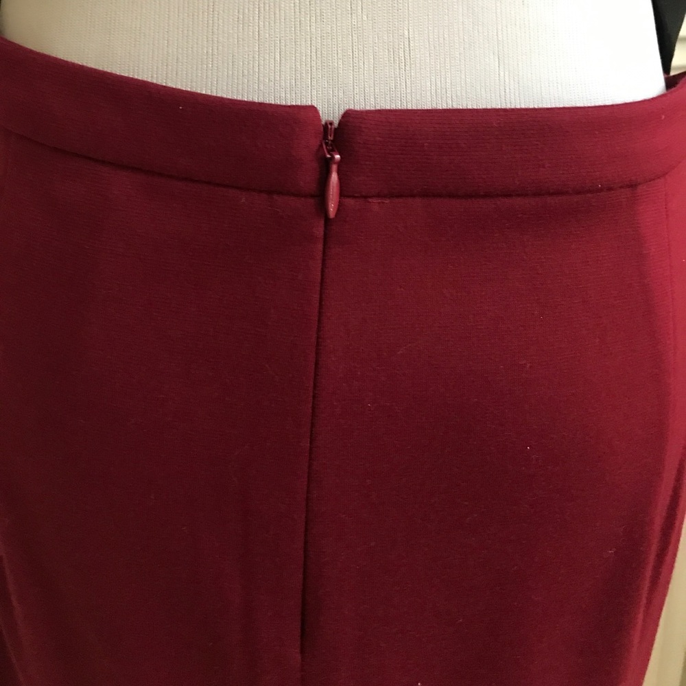 Merlot Ruffled Skirt - Picture 3 of 4