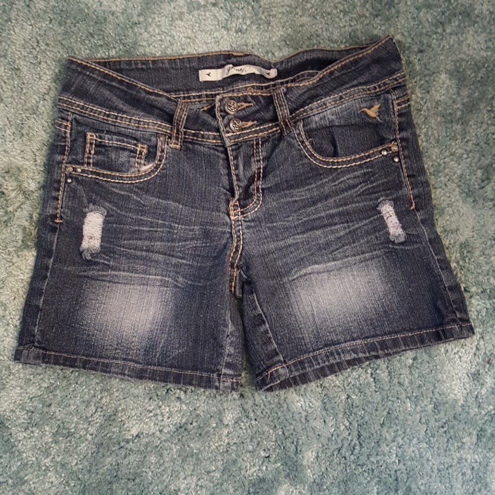 Grane denim shorts