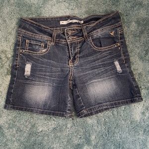 Grane denim shorts