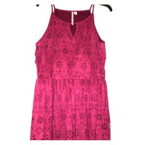 Lauren Conrad Burgundy Dress size XL