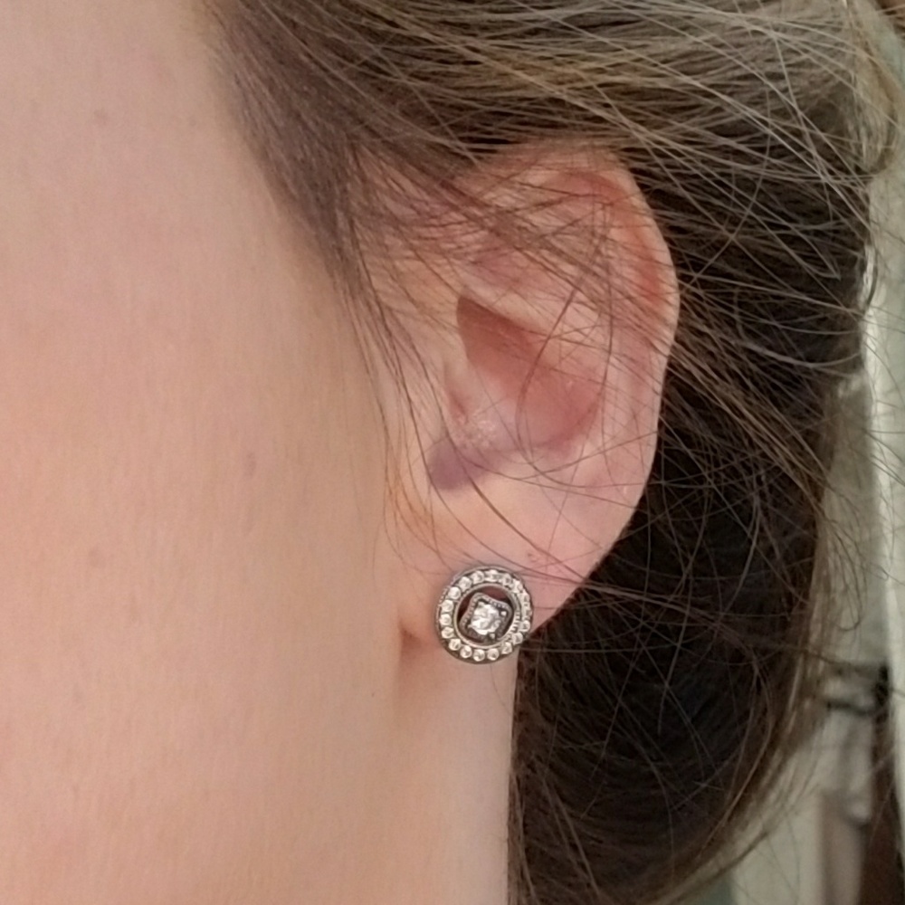 Authentic Pandora vintage allure 2 in 1 earrings