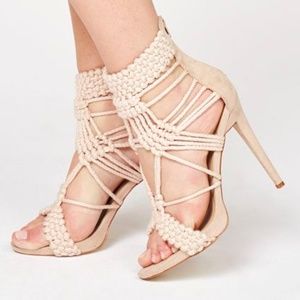 Brexen heels, faux suede