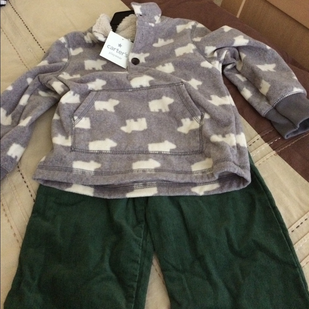 Carter's Playwear fleece 3T NWT
