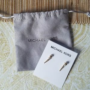 NWT Michael Kors Gold Earring Climbers