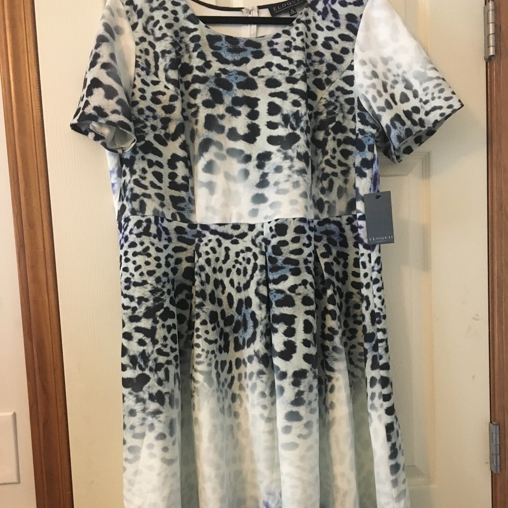 Eloquii plus size fit and flare dress. Size 20.