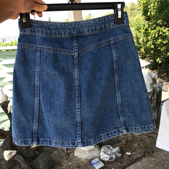 Topshop perfect Moto Jean skirt Hailey Baldwin - Picture 4 of 5