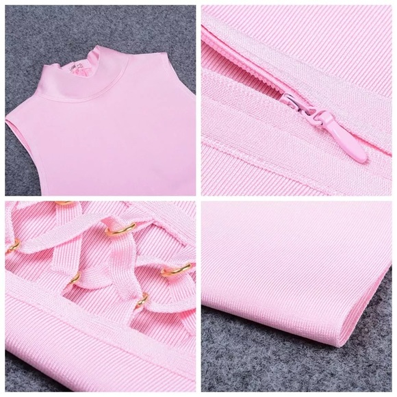 🔥 House of CB Bebe Side Lace Bandage Dress - Picture 7 of 8