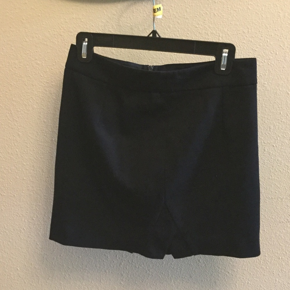 Black mini skirt
