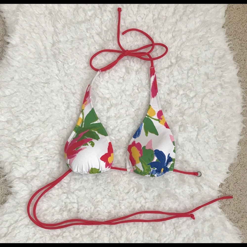 Abercrombie&fitch Floral Bikini Top