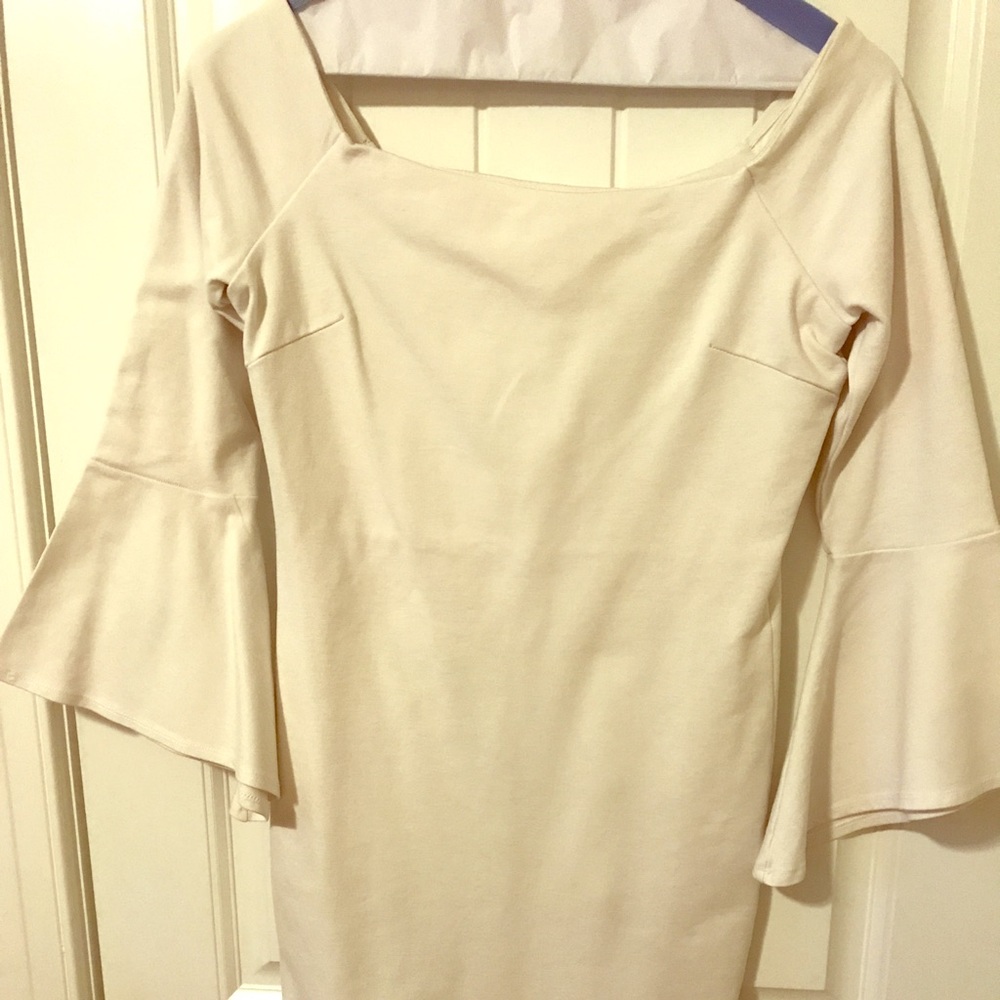 Lulus body con white dress