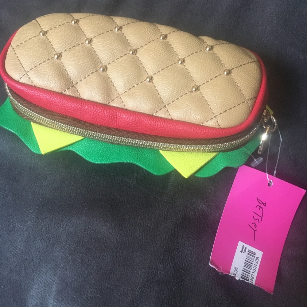 You're my Hero Betsey Johnson clutch