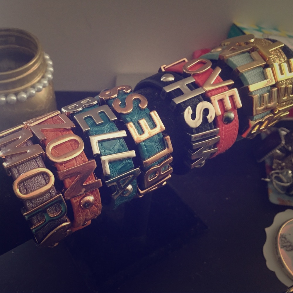 BCBG statement bracelets