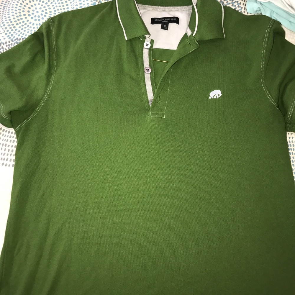 Banana Republic Olive Polo