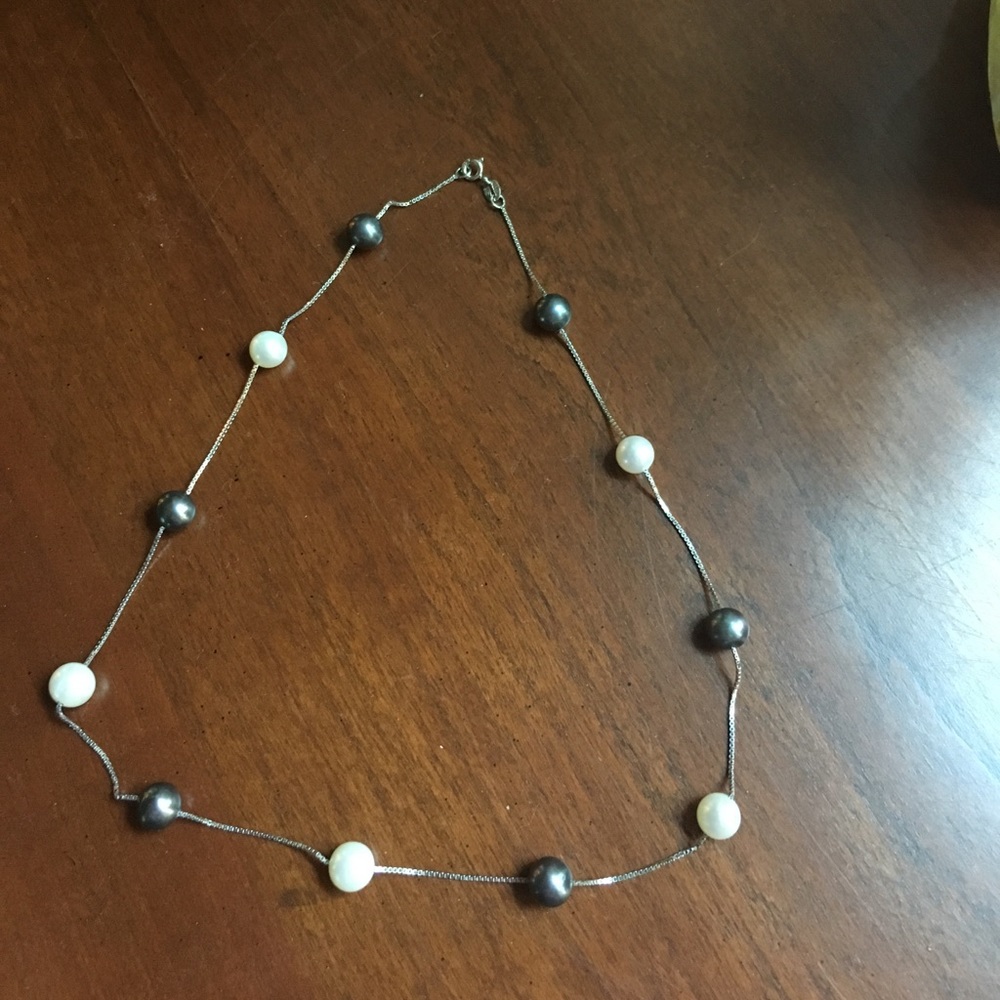 Pearl necklace.
