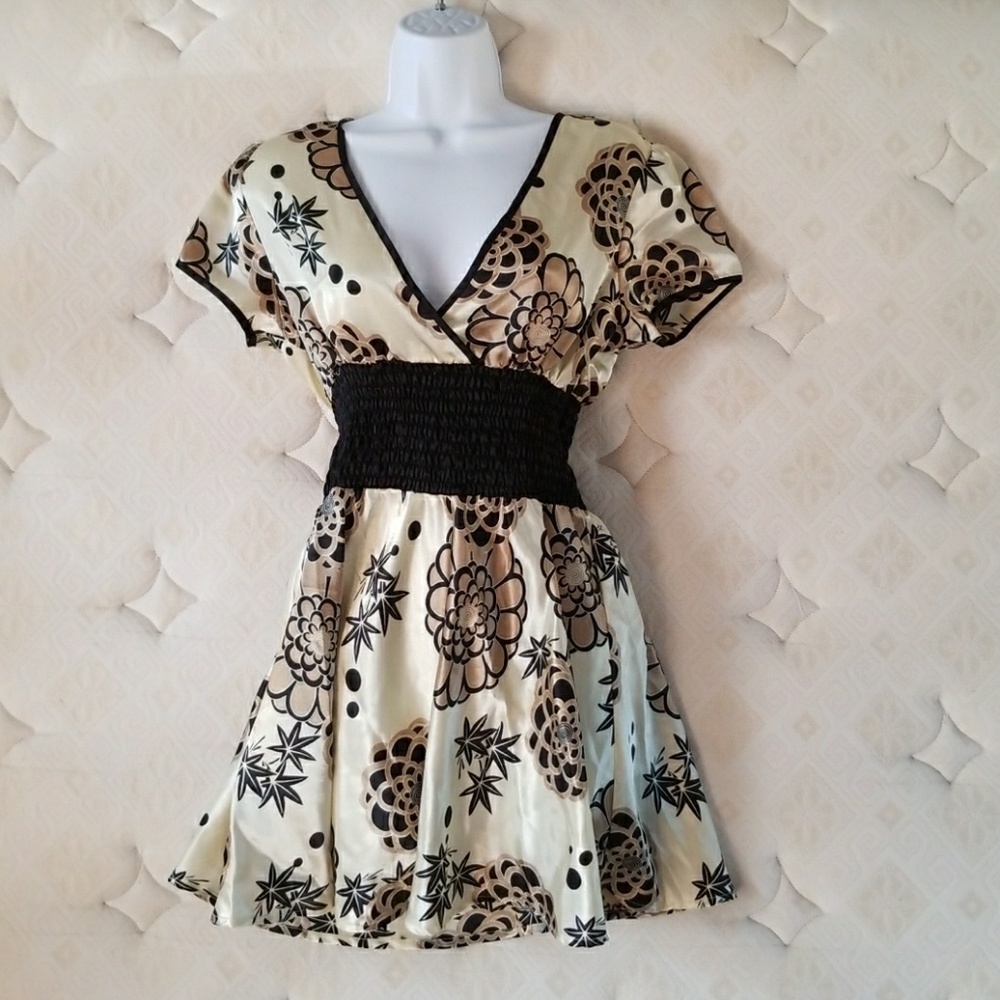 Silk wrap top