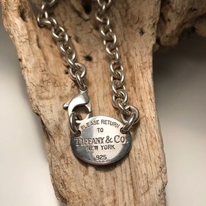 Tiffany & Co. Return To Tiffany Oval Tag Necklace